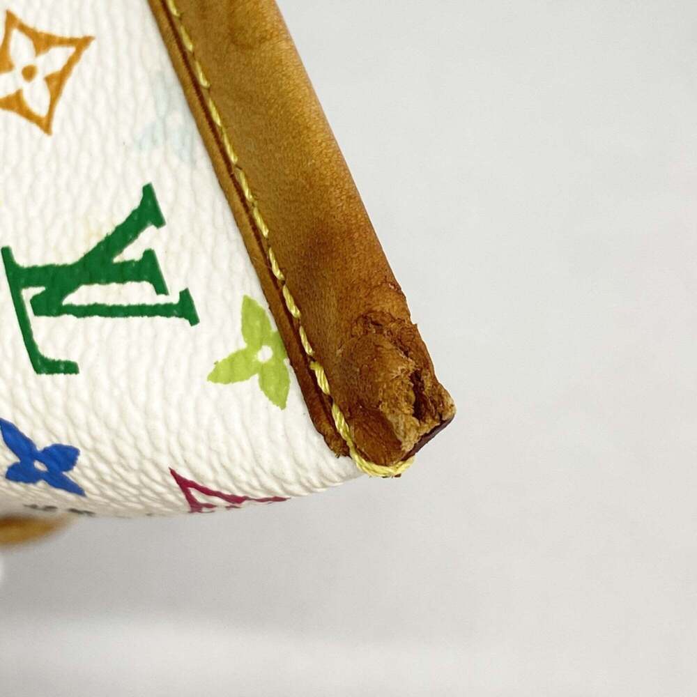 Louis Vuitton Monogram Multicolor Berlingo Wallet/Coin Case M58028 Blanc (Wom... - Picture 5 of 7